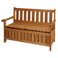 GARTENBANK Braun - Braun, Holz (114/85/58cm) - MCW
