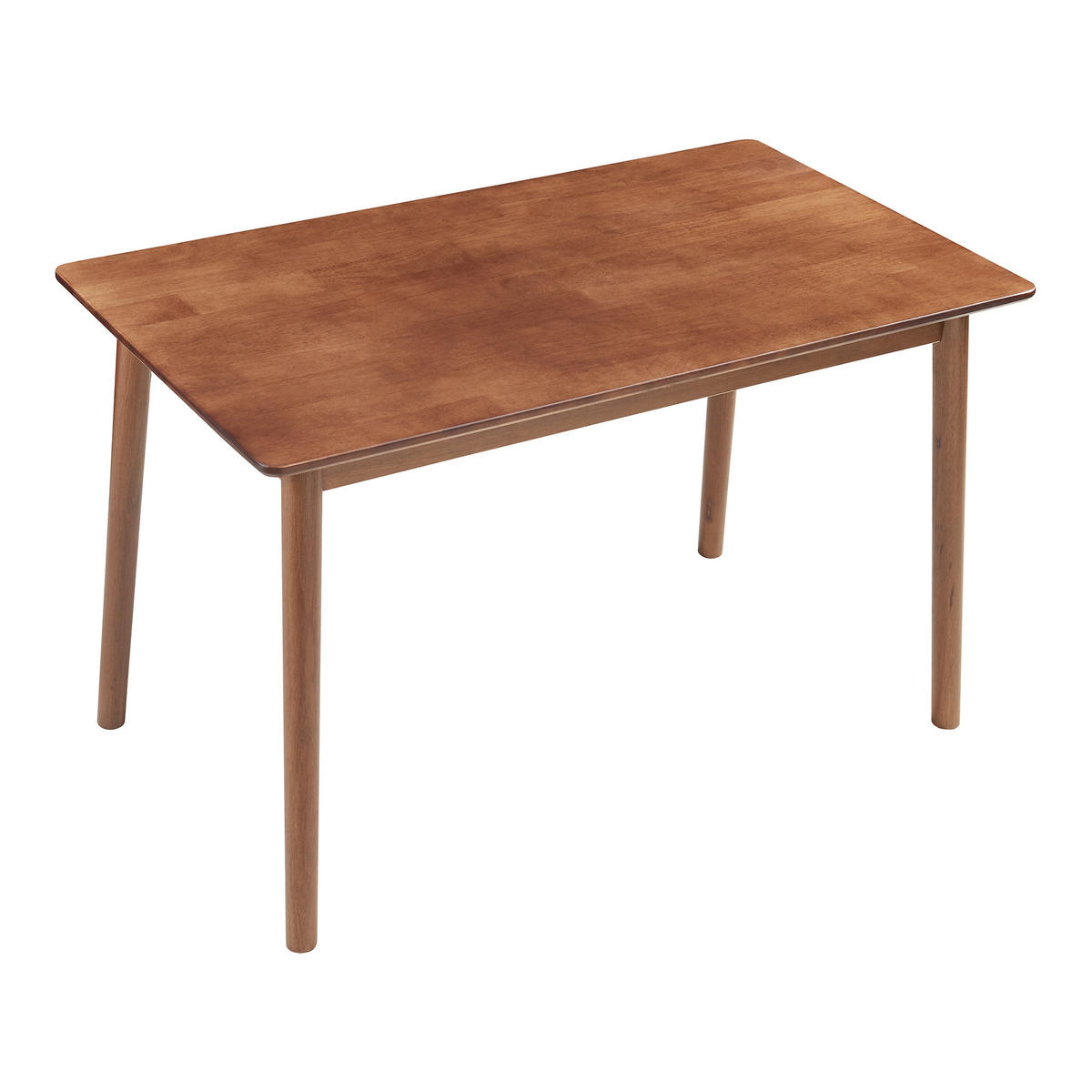 ESSTISCH Klijori - Walnussfarben, Holz (70/120/73.5cm) - [en.casa]