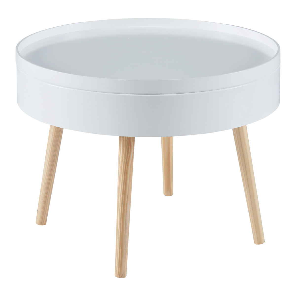 COUCHTISCH Bongard 60/60/45 - Weiß, Holzwerkstoff (60/60/45cm) - [en.casa]