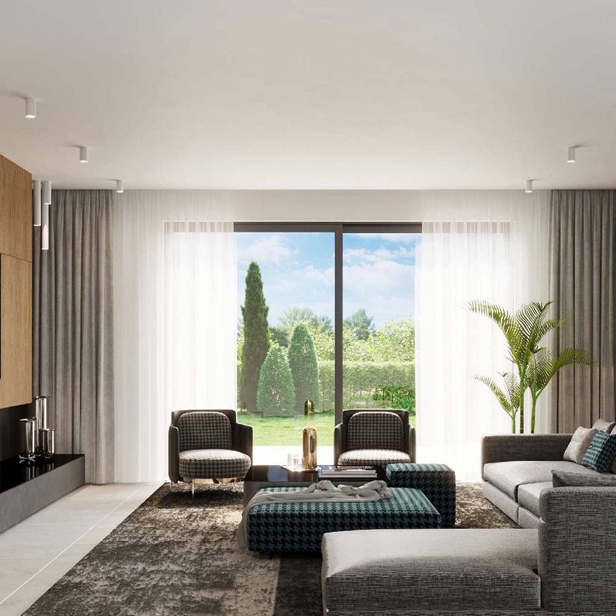 LED DECKENLEUCHTE OCEAN GREEN Weiß Stahl - Weiß, Metall (6/6/10cm)