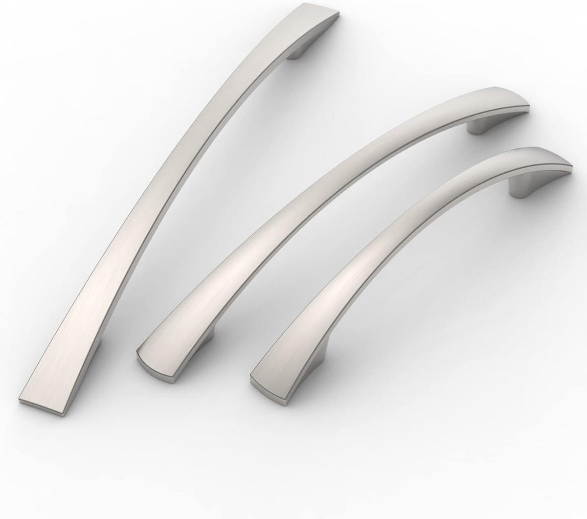 POIGNÉE de meuble,10 pièces poignées, espacement des trous de 160 mm, poignées de meubles, poignées de placard - Multicolor, Metall (14/2.05/20.3cm)