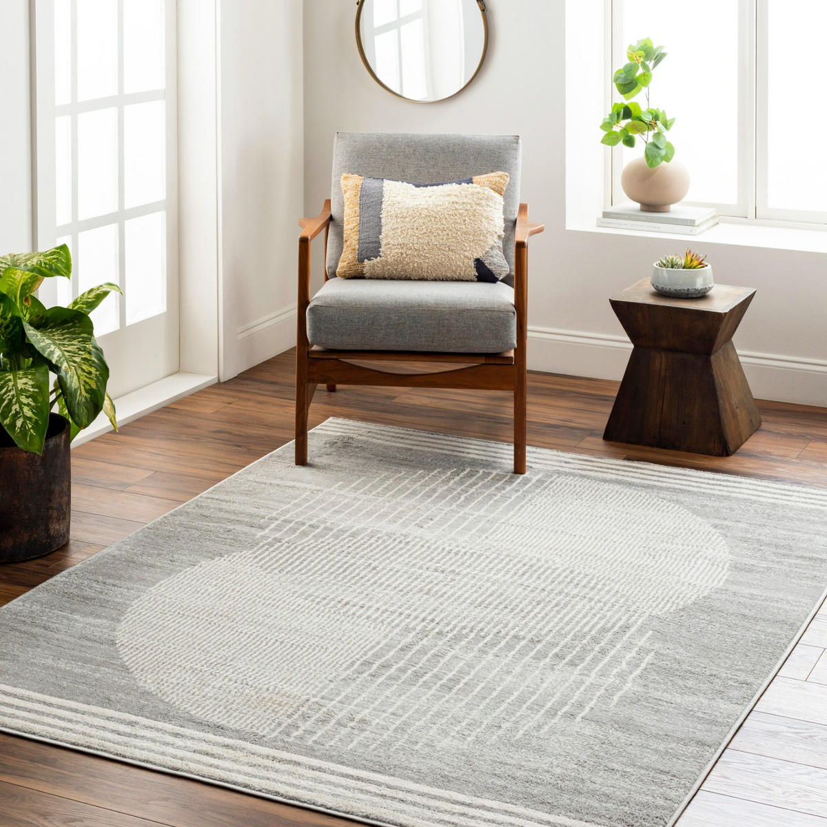 KURZFLORTEPPICH 200/275 cm Grau - Grau, Naturmaterialien/Textil (200/275cm) - LIVABLISS
