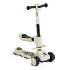 KINDERROLLER Checkmate 2 in 1 weiß Laufrad, Sound, Licht, Lenkerhöhe verstellbar - Weiß, Metall (57/27/62cm)