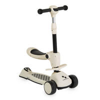 KINDERROLLER Checkmate 2 in 1 weiß Laufrad, Sound, Licht, Lenkerhöhe verstellbar - Weiß, Metall (57/27/62cm)