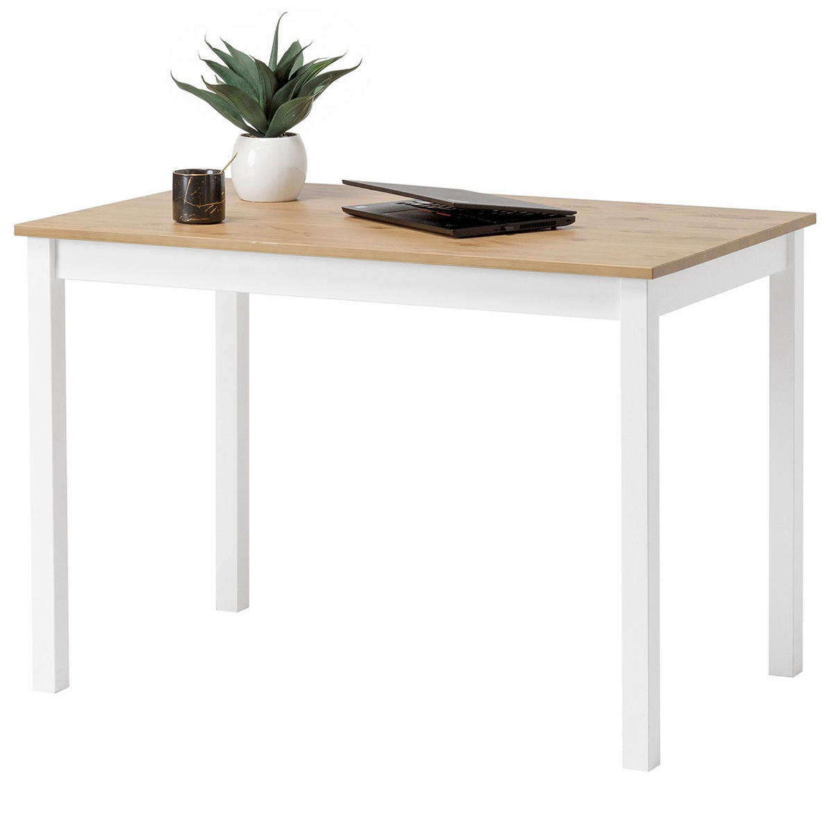 SCHREIBTISCH Massivholz 60/110/75 cm - Braun, Holz (60/110/75cm) - hagge home