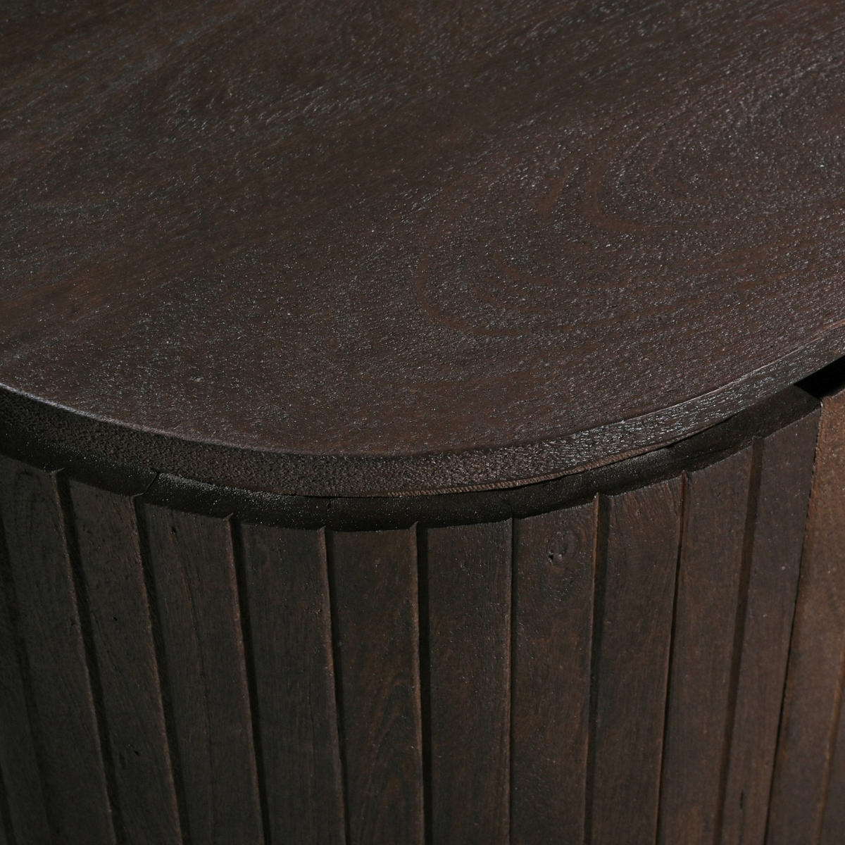 TV-MÖBEL aus Mangoholz 200cm, dunkelbraun - Dunkelbraun, Holz (200/57/45cm) - Giga Meubel