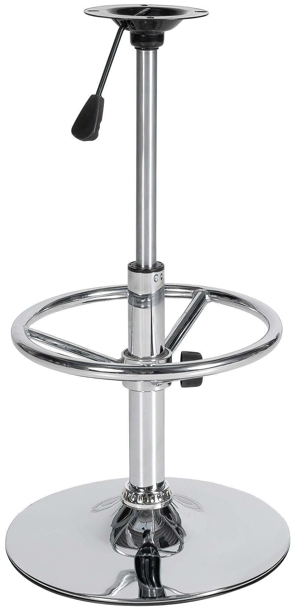 furnicato Barhocker Chrom 38.5x55x38.5 cm