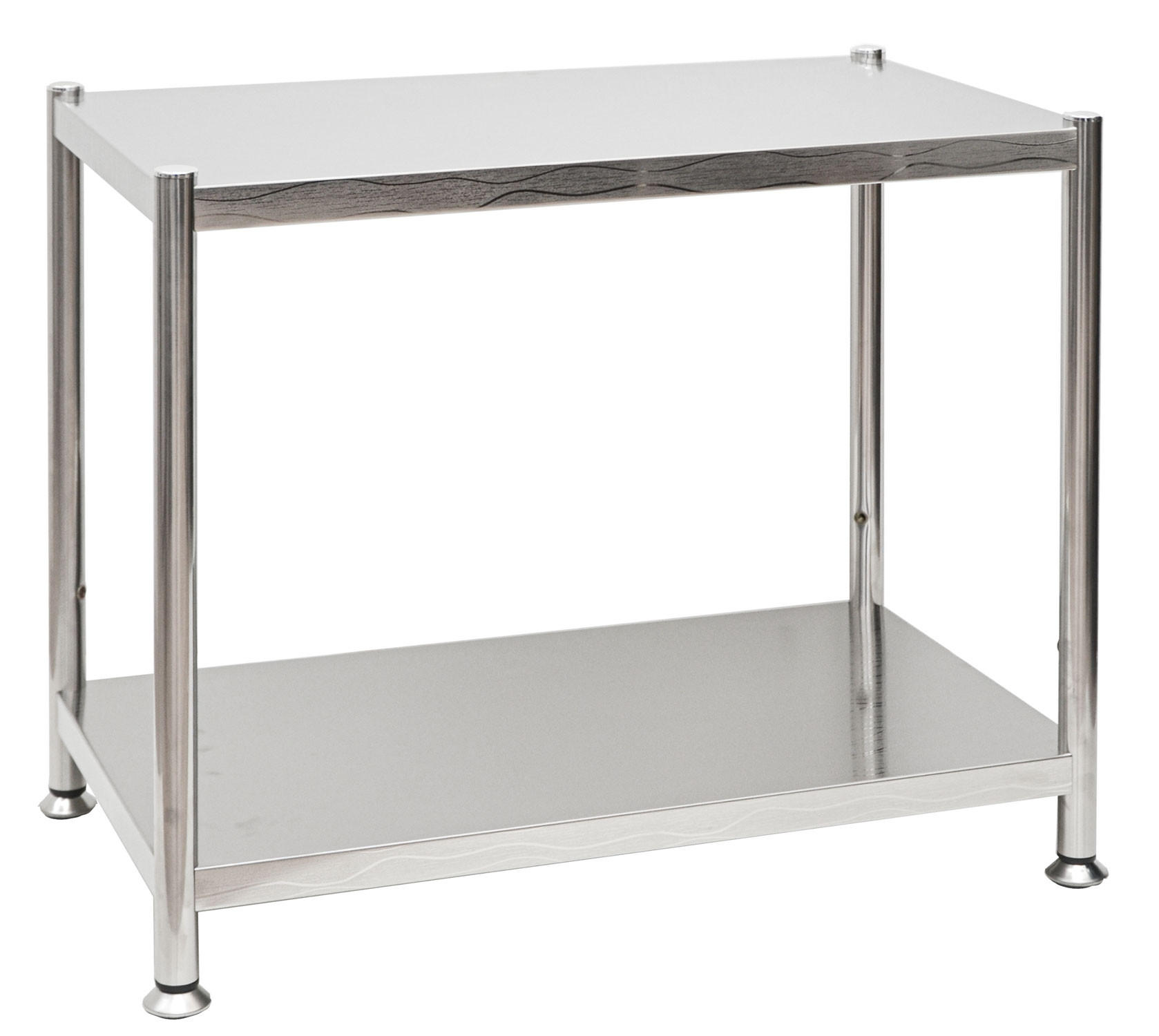 shelfr Edelstahl-Regal Grau 36x50x61 cm