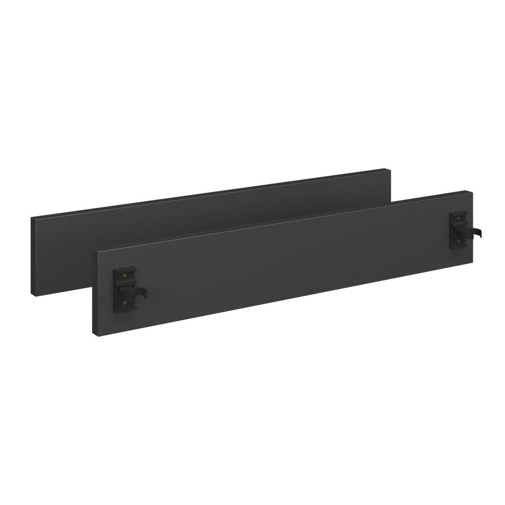 SOKLOVÝ PANEL R-Line, Antracit/Antracit, 56.3 cm Sada 2 kusů - antracitová, kompozitní dřevo (56.3/9.6/1.6cm) - Vicco