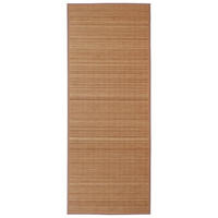 TEPPICH Rechteckig 100/160 cm aus Bambus Braun - Braun, Naturmaterialien/Holz (80/300cm) - vidaXL
