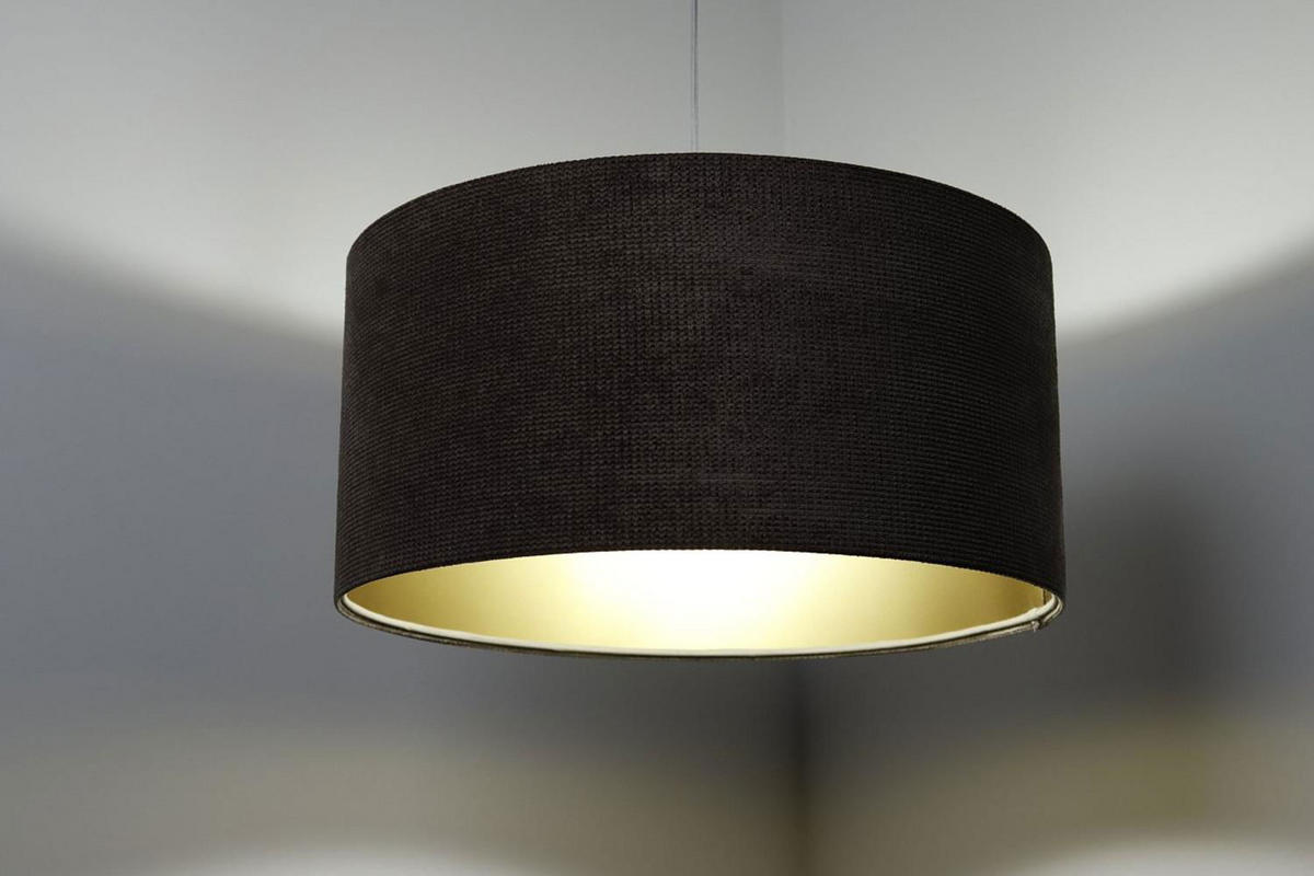 HÄNGELEUCHTE Gold 50/25 cm - Goldfarben/Braun, Kunststoff (50/0.6/25cm) - ONZENO
