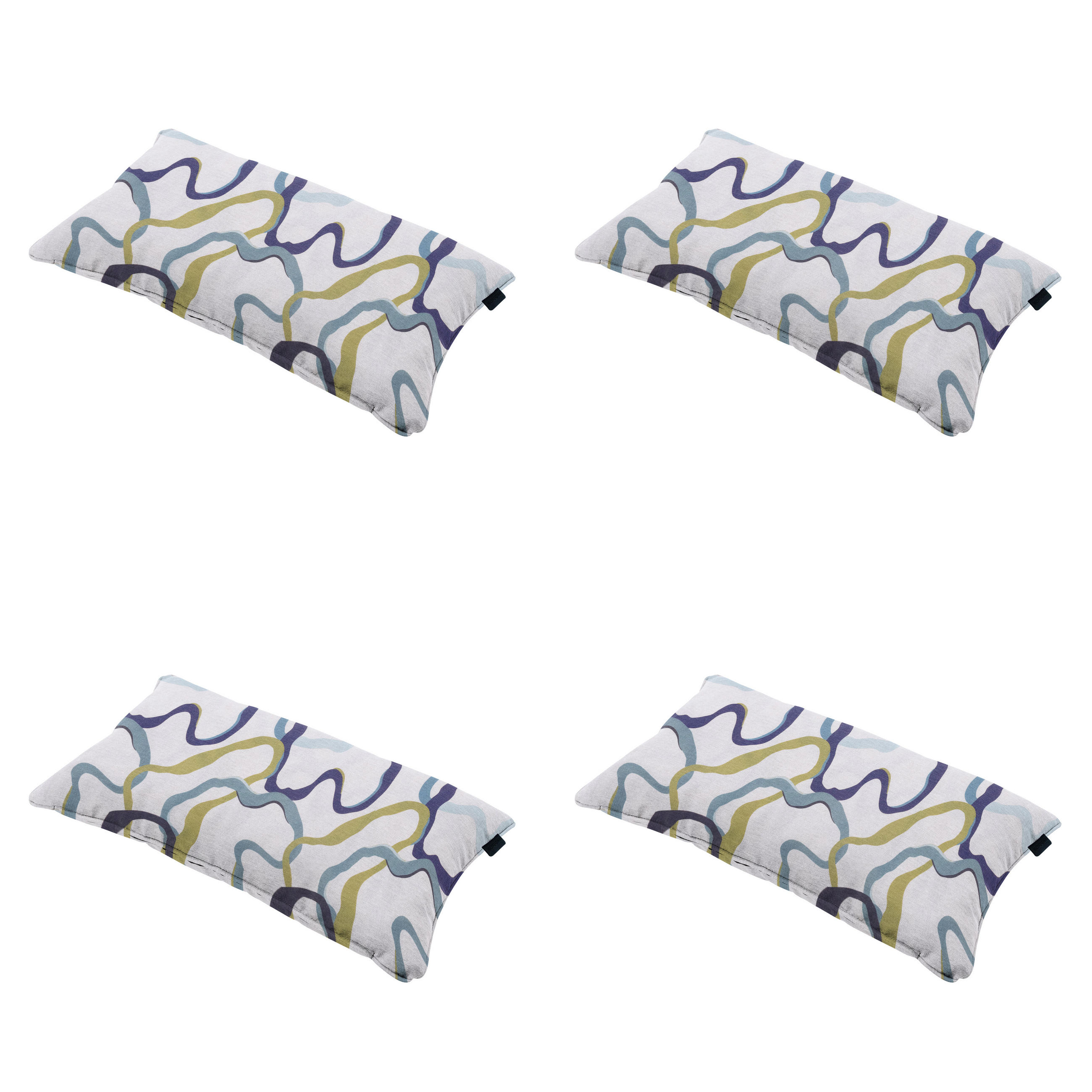 DEKORATIONSKISSEN Blaze - Mehrfarbig - 30/50/10 cm - 4er-Set - Multicolor, Textil (50/30cm) - Madison