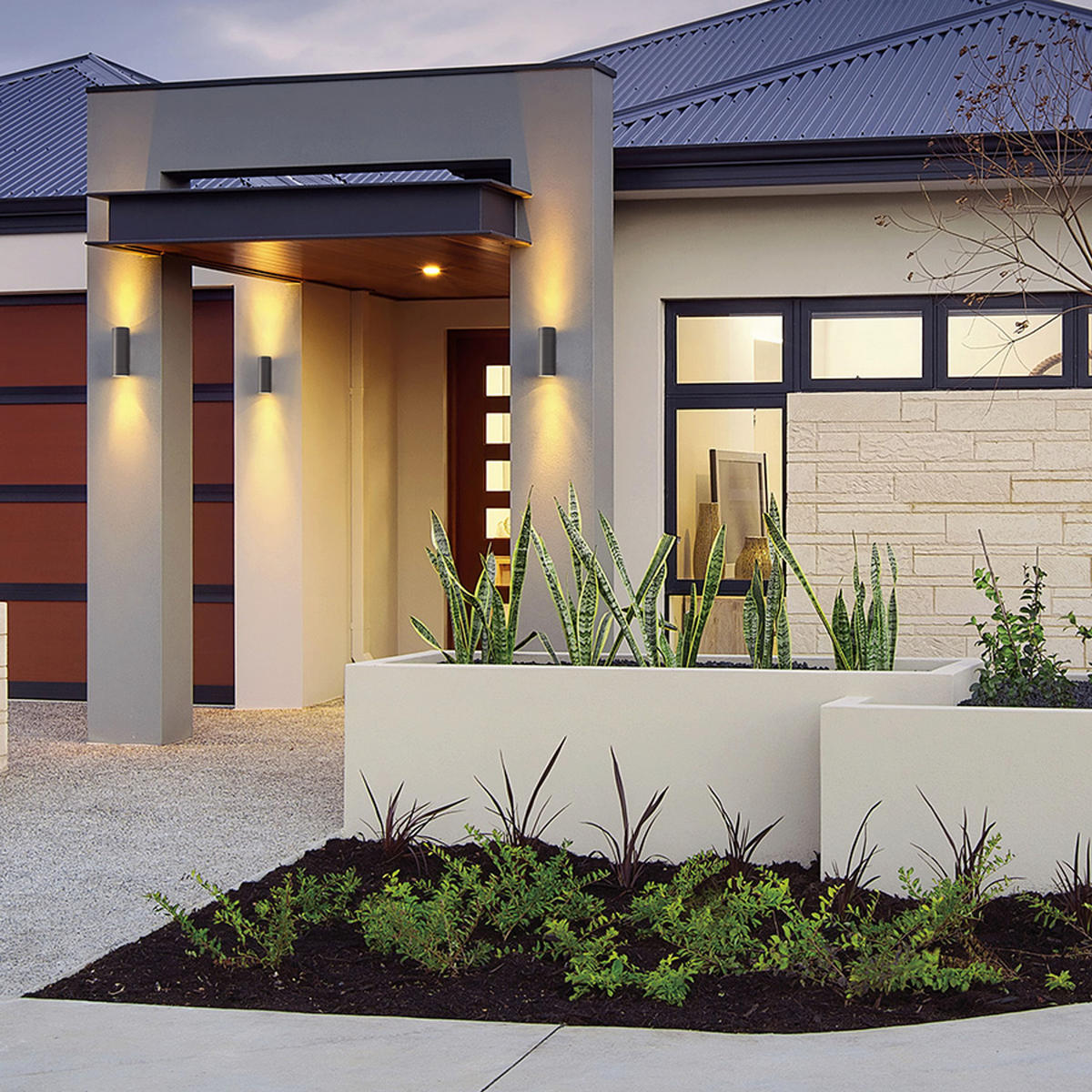 AUSSENLEUCHTE MIZZI NEW II Anthrazitgrau 16 W IP65 - Grau, Metall (10/65/166cm) - Rendl