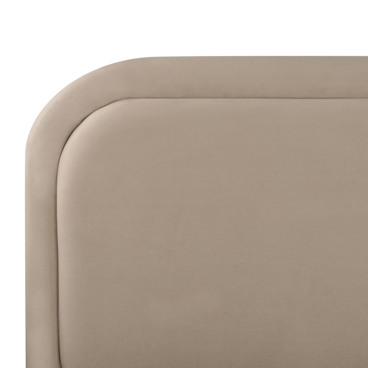 POLSTERBETT mit Lattenrost 140x200 cm Beige Suzette - Taupe, Textil (140/200cm) - Beliani