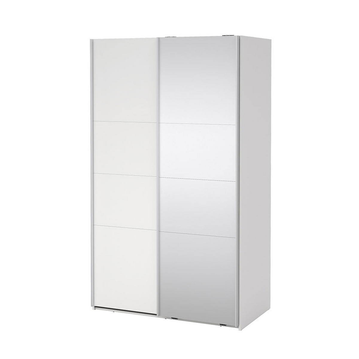 SCHIEBETÜRENSCHRANK, Catania, Weiß, Holzwerkstoff, 119 x 67 x 201 cm - Weiß, Holzwerkstoff (119/201/67cm) - ebuy24