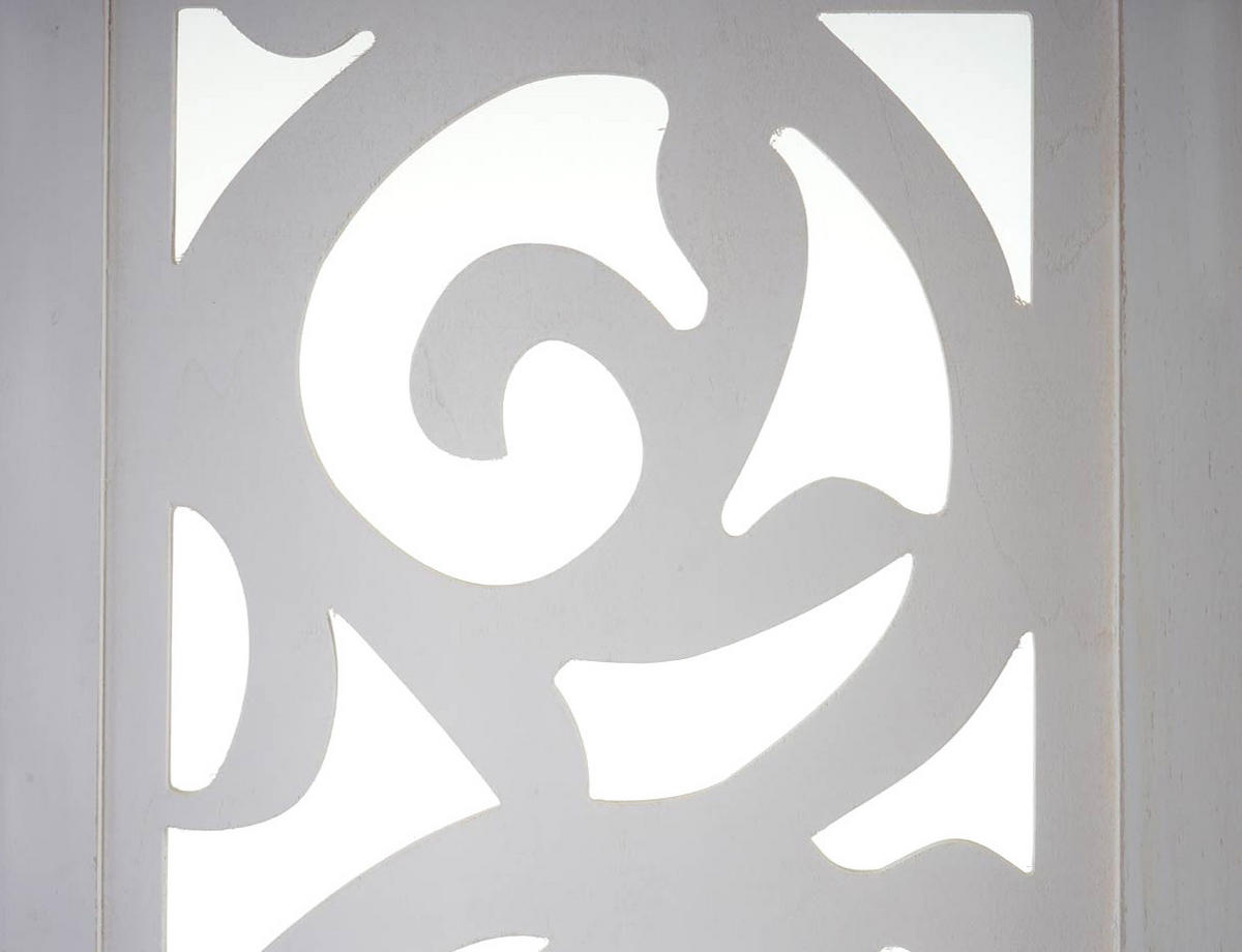 PARAVENT Weiß - Weiß, Holz (161/170/2cm) - MCW