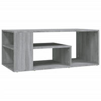 COUCHTISCH Grau Sonoma 100x50x40 cm Holzwerkstoff - Silbereichenfarben, Holzwerkstoff (50/100/40cm) - furnicato