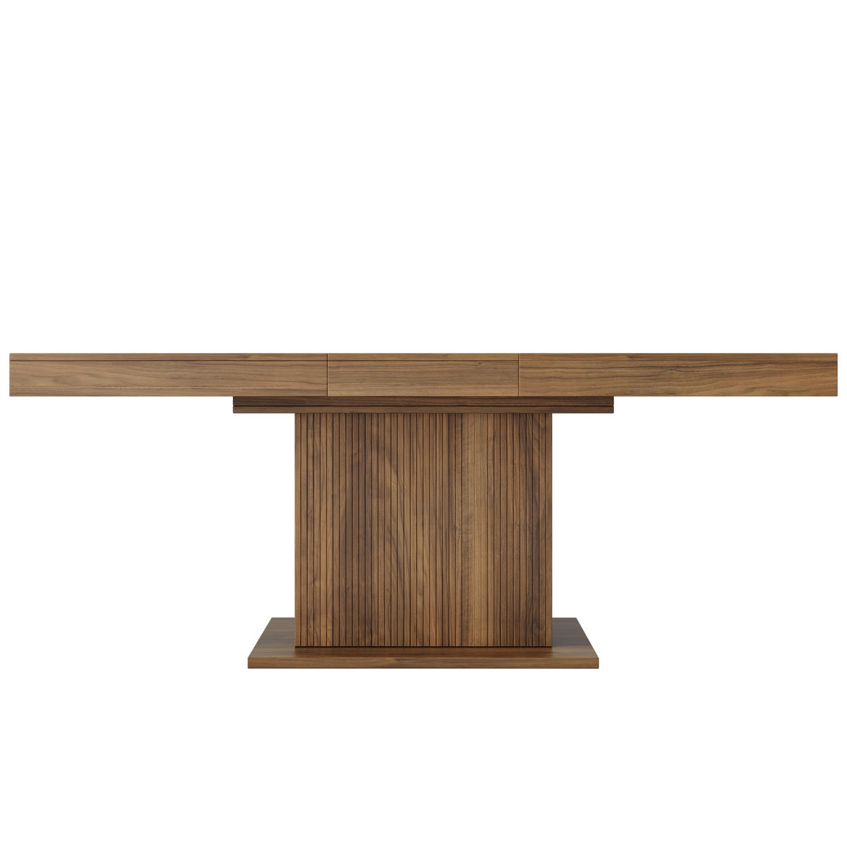 ESSTISCH ausziehbar 140-180/90/75,2 cm mit Stauraum DE-39641 Nussbaum - Walnussfarben, Holzwerkstoff (90/140/75.2cm) - ComfortXL