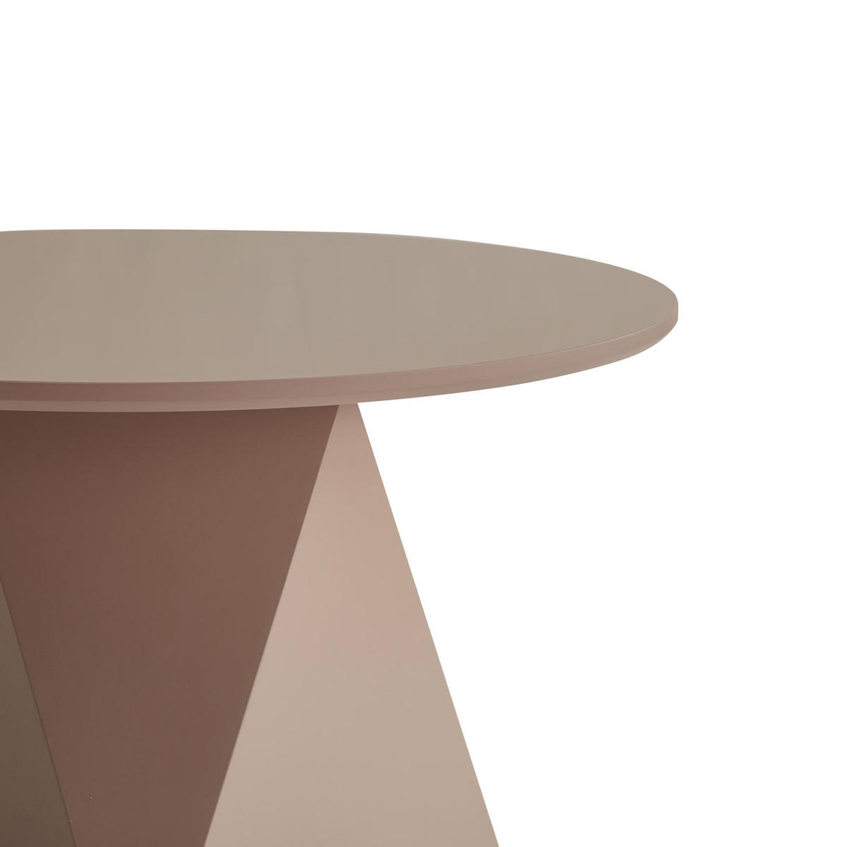 COUCHTISCHE 2er Set Mocha Mousse - Pink/Rotbraun, Holzwerkstoff (80/80/50cm) - Furnhouse