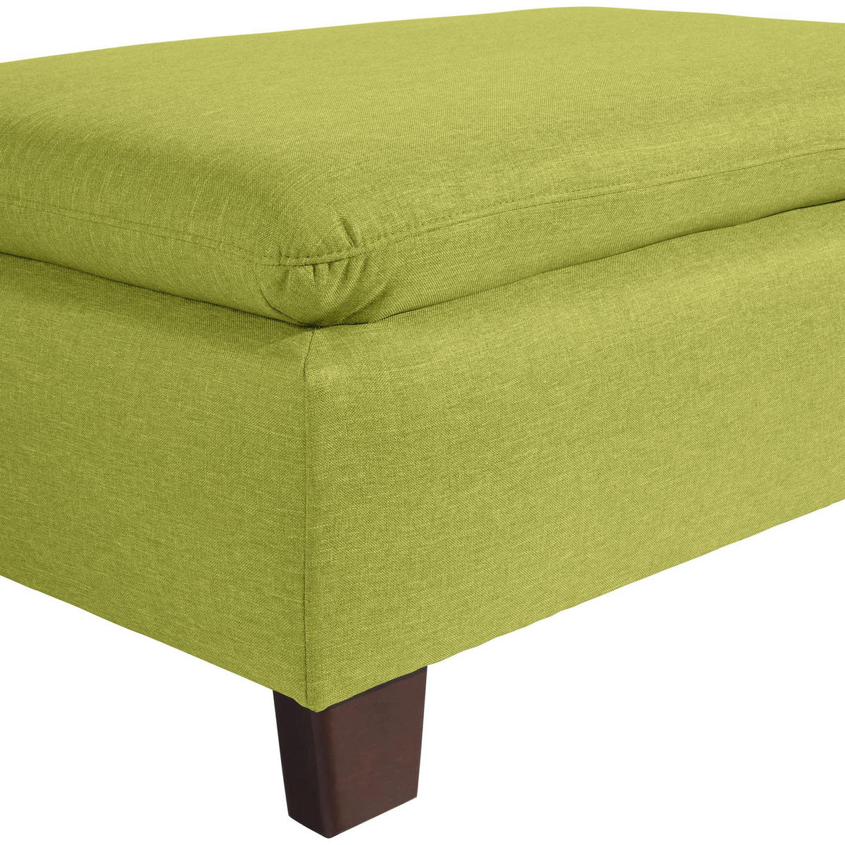 POLSTERHOCKER Kaylil Flachgewebe apfel - Apfelbaumfarben, Kunststoff (90/43/60cm) - 58aufmkessel