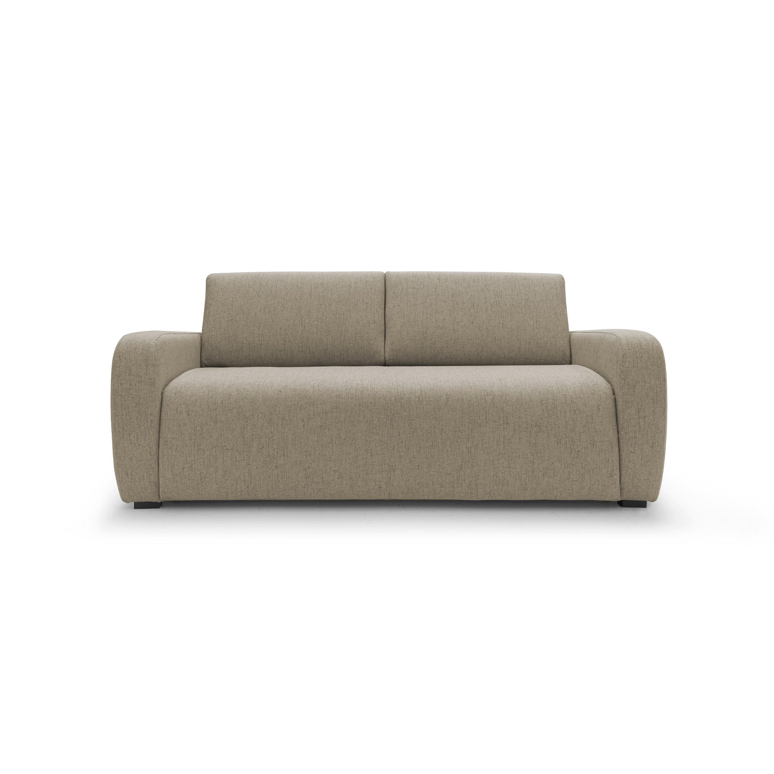 Thumbnail - Divani.store Schlafsofa, Braun, Textil, 195x93x100 cm, Wohnzimmer, Sofas & Couches, Schlafsofas