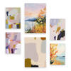 POSTER Set Mit 6 See Sonnenuntergang In Zusammenfassungen A3 & A4 Rahmenlos - Klar, Papier (29/3cm) - Nacnic