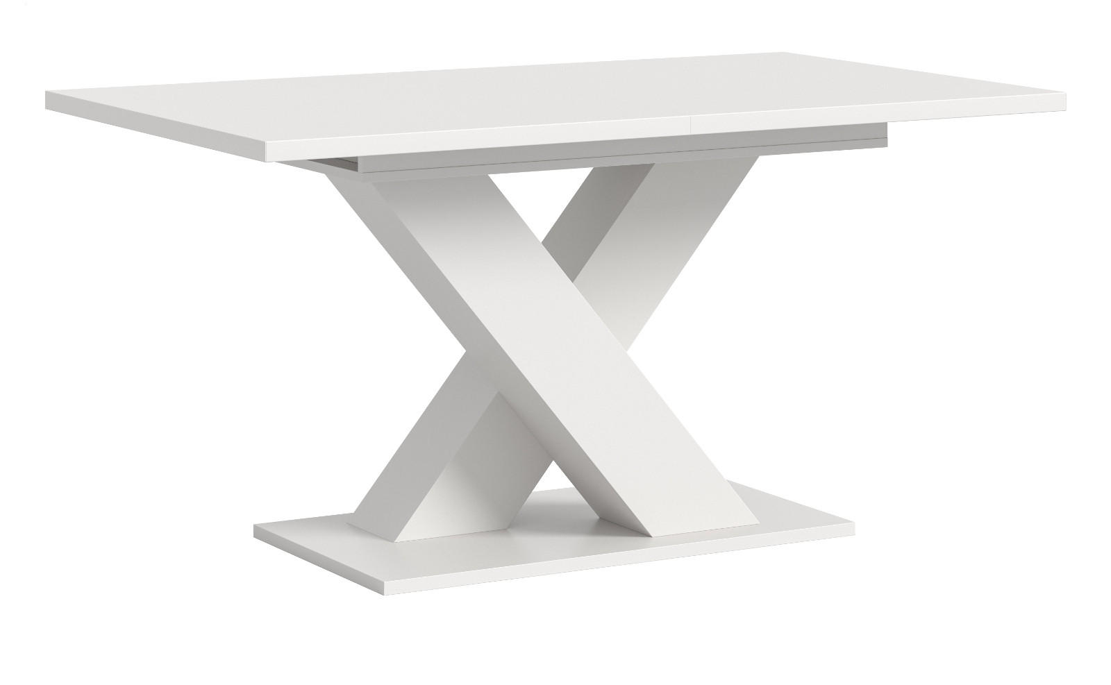 ESSTISCH weiß, Küchentisch ausziehbar 150 - 190 cm - Weiß, Holzwerkstoff/Metall (150/90/76cm) - Inn.Furn