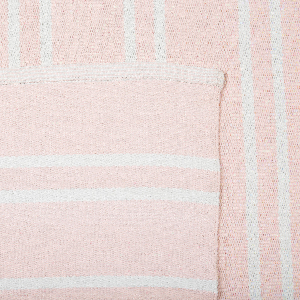 KURZFLOR-OUTDOOR-TEPPICH Akyar 200/140 cm - Pink, Kunststoff (140/200cm) - Beliani