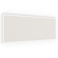 PINNWAND, Korktafel in weiß, 100x40 cm, Holzrahmen - weiß lackiert - Weiß, Holz (100/40/1.5cm) - ALLboards