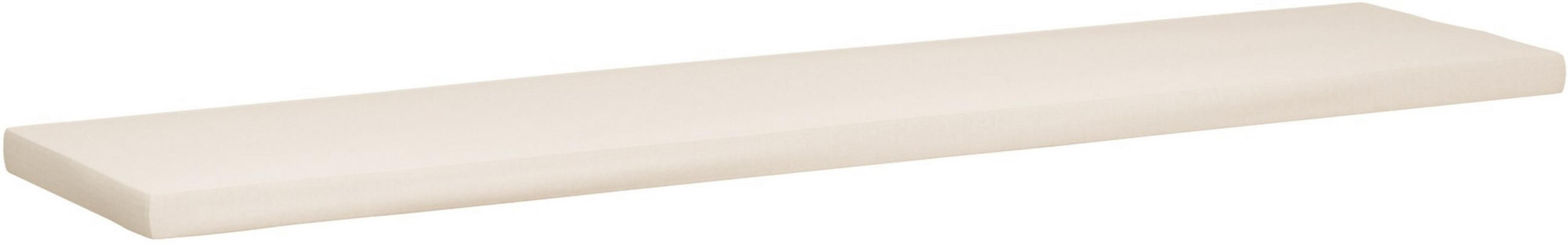 SITZKISSEN eckig 206/48/8 cm Kunststoff Creme - Creme, Kunststoff/Textil (48/206/8cm) - CLP