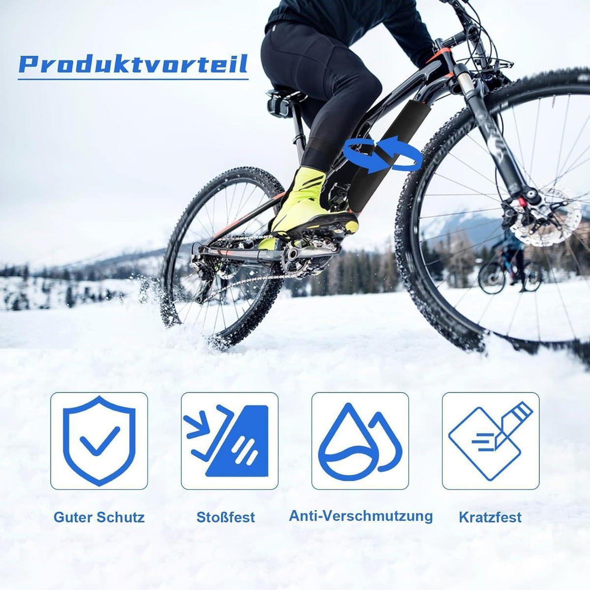 E Bike Akku Schutzhülle Neopren 28-45 cm Umfang - Multicolor, Kunststoff (3.8/20/30cm)