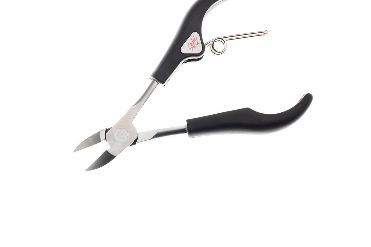 NAGELZANGE EDELSTAHL SS-204, 12 cm - Silberfarben/Schwarz, Metall (4.9/1.2/12cm) - Seki EDGE