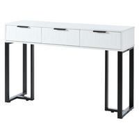 COUCHTISCH Goldrahmen modern mit Schubladen - Multicolor, Metall (120/36/80cm) - SHOPENTRA