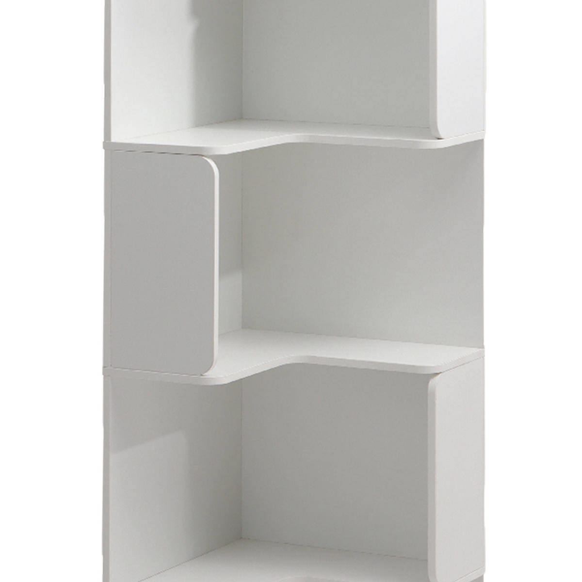 BÜCHERREGAL 6 Ablagen Weiß 38,5/37,5/175 - Weiß, Holz (39/175/38cm) - Mobili Rebecca