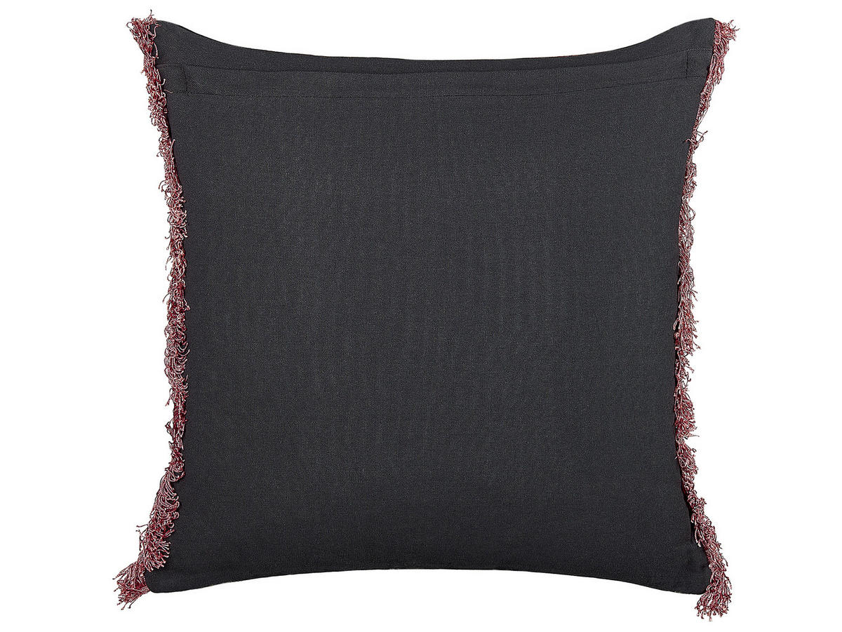 DEKOKISSEN 2er-Set Bunt 45/45 cm Ruta - Multicolor, Textil (45/45cm) - Beliani