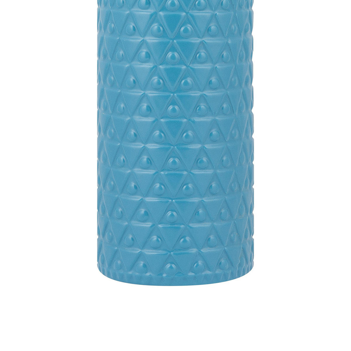 DEKOVASE Steinzeug blau Arsin - Blau, Stein (39cm) - Beliani