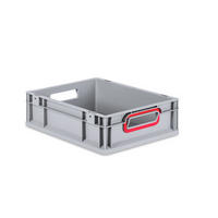 EUROBOX Nextgen Color 12x30x40cm 11 Liter Griffe Rot Offen - Rot, Kunststoff (30/12/40cm) - PROREGAL