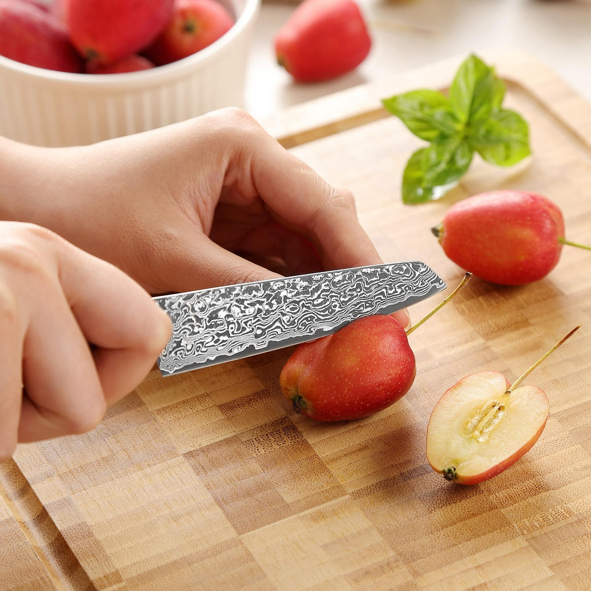 OFFICEMESSER 10 cm - Birkefarben, Holz/Metall (21cm) - Zayiko