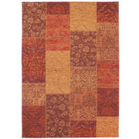 TEPPICH Jacquard-Vintage, elegant COQUET OPAL, Orange 155x230 cm - Orange, Textil (155/230cm) - KADIMA DESIGN
