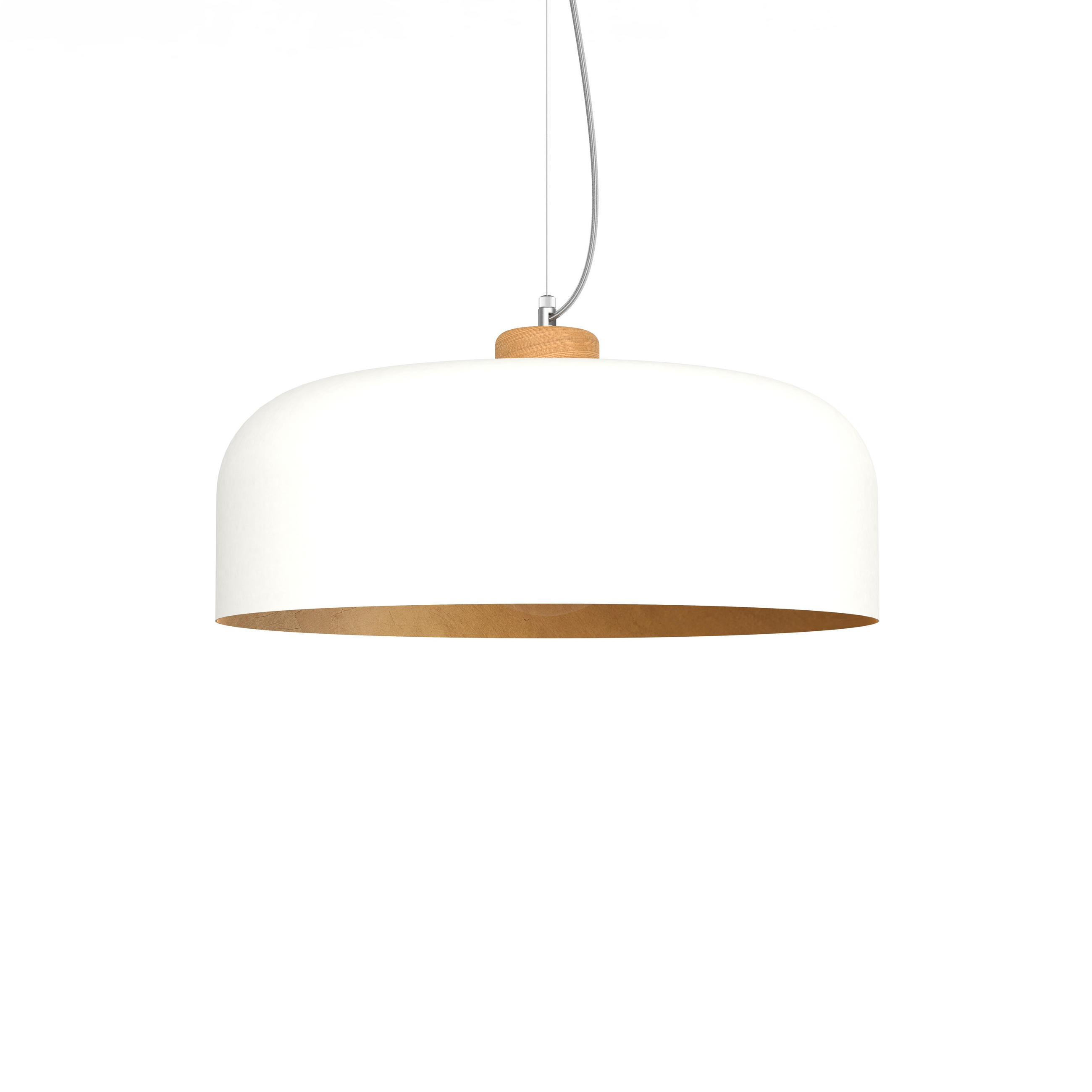 HÄNGELEUCHTE - Goldfarben, Metall (50/50/17cm) - Lumicom