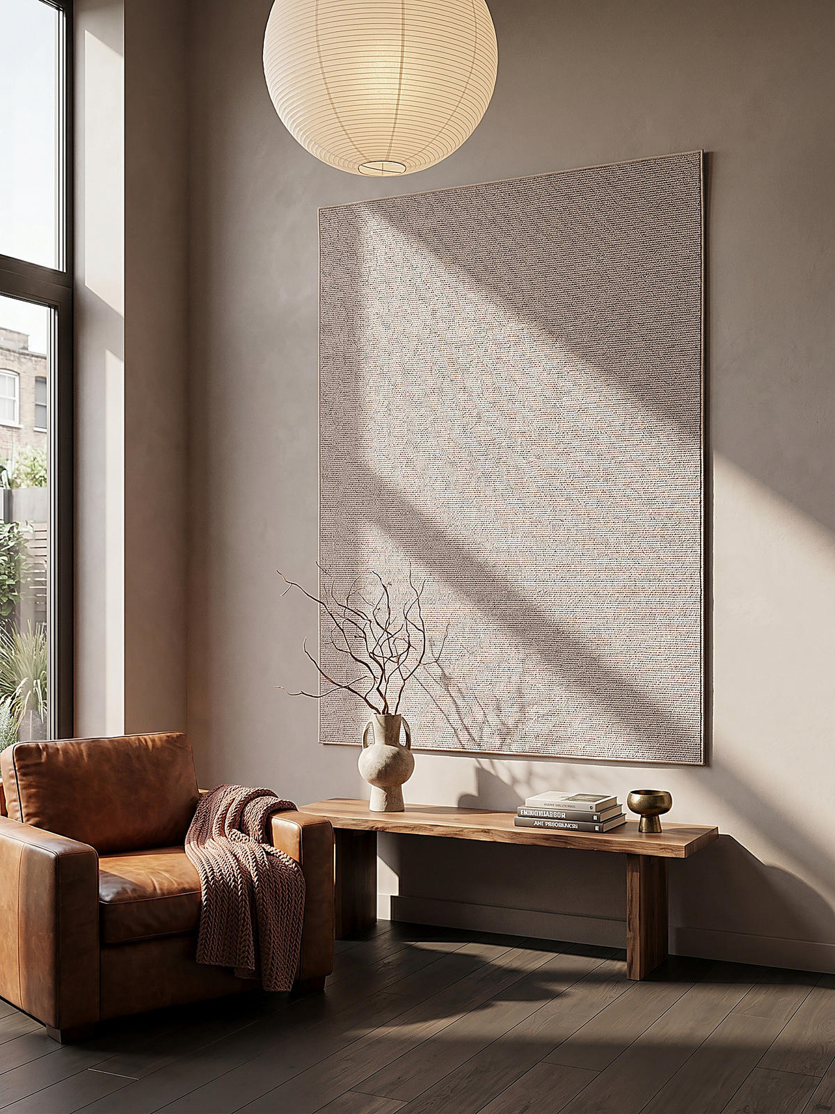 TEPPICH Niederflor Uni COLFOSCO Polypropylen Beige 133 x 133 cm - Beige, Textil (240/340cm) - KADIMA DESIGN