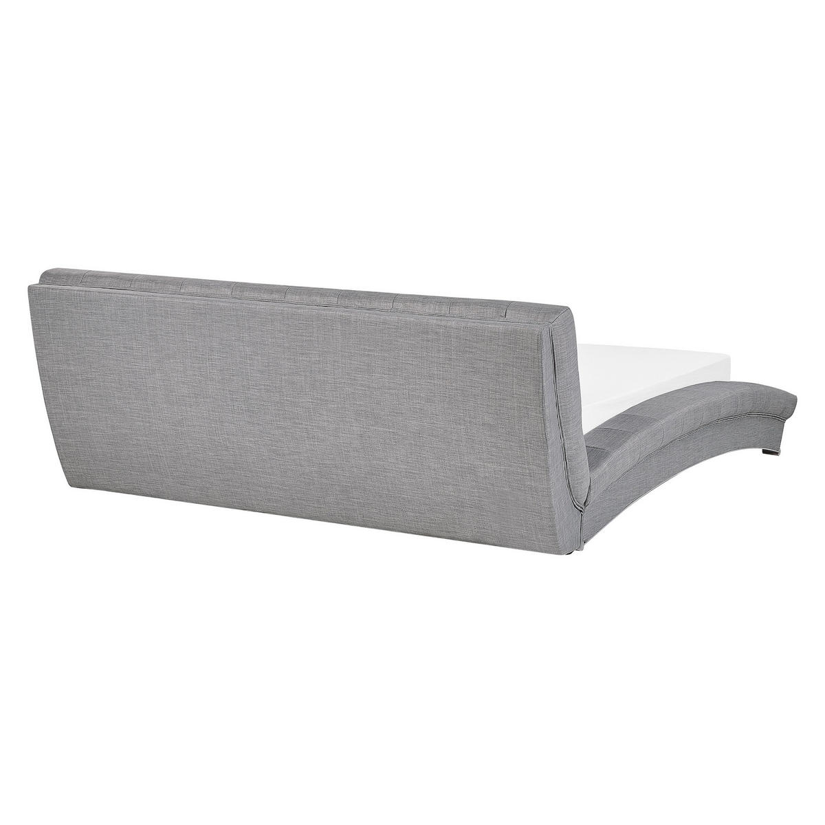POLSTERBETT 160/200cm Grau Lille - Grau, Textil (160/200cm) - Beliani