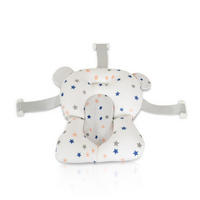 BABYBADEKISSEN Sea Stars HA-B48 bunt Badeauflage, Kunststoff-Clips, schnell trocknend, Rückenunterstützung - Multicolor, Textil (44/33cm) - Moni