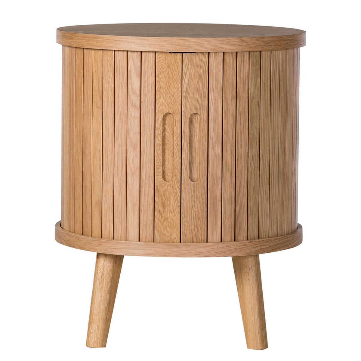 BEISTELLTISCH - Echtholzfurnier - Eichefarben, Holzwerkstoff (45/45/55cm) - home24