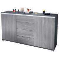 SIDEBOARD Faro Avola-Anthrazit - Anthrazit, Holzwerkstoff (138.5/75.5/35cm) - Vladon