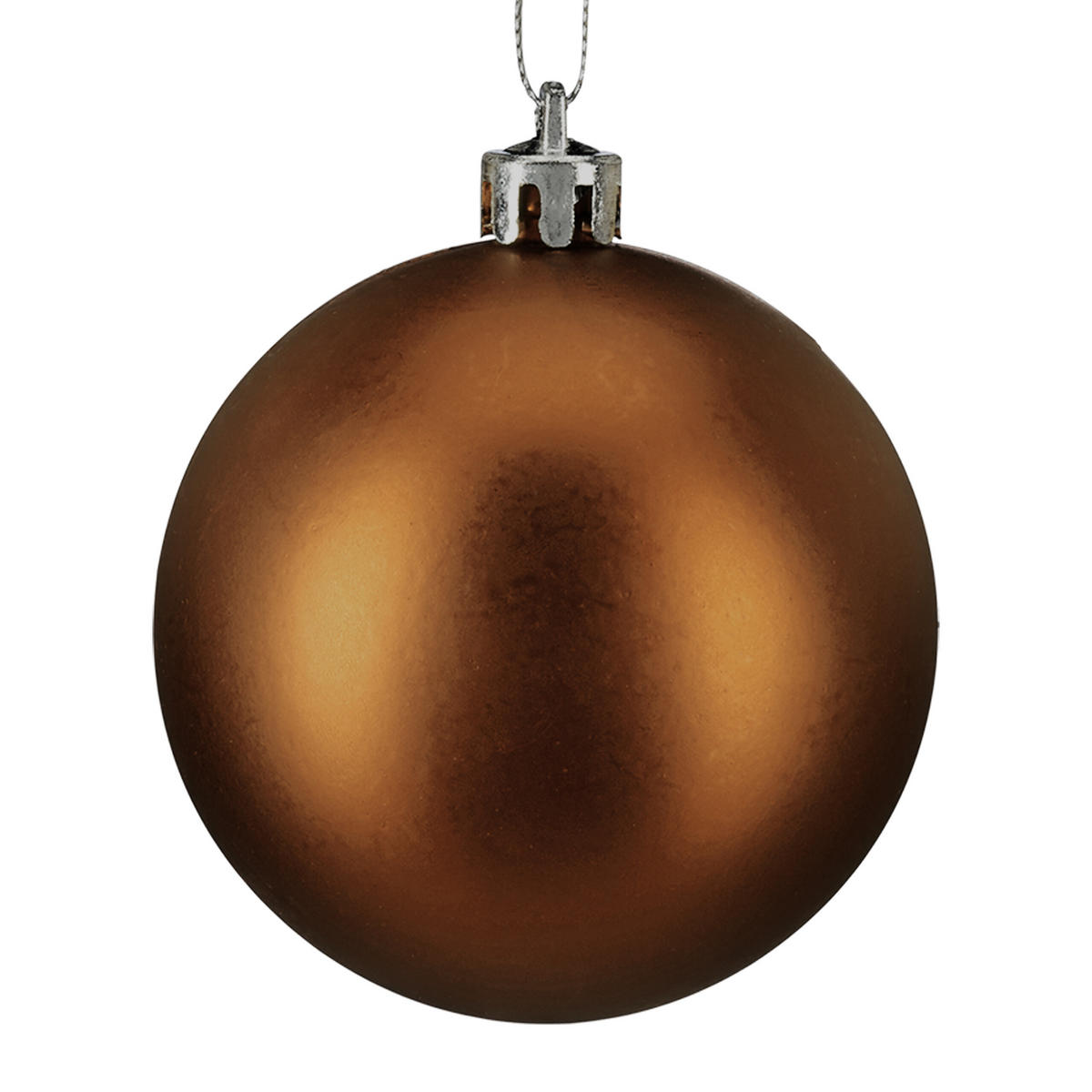 30XWEIHNACHTSKUGELN - Braun, Kunststoff (6/7/6cm) - Relaxdays