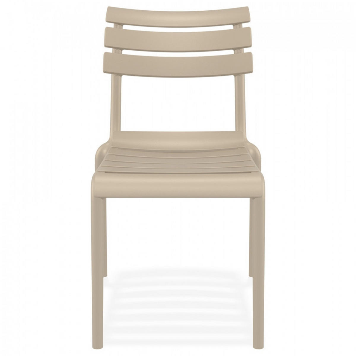 STUHL Mol 50x84x59cm - Taupe, Kunststoff (50/84/59cm) - AlterEgo