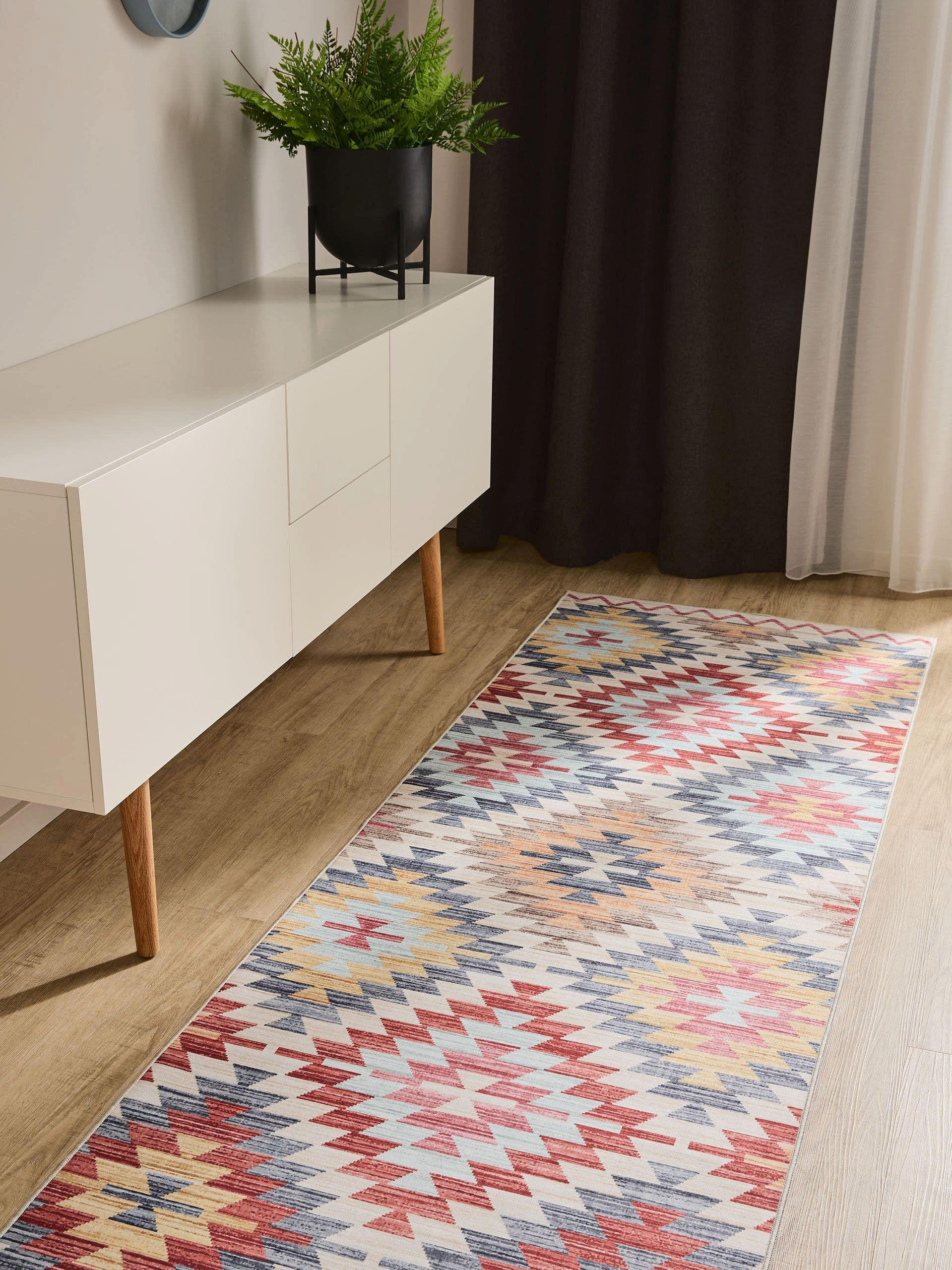 VINTAGE-LÄUFER George waschbar 80x240 cm - Beige/Multicolor, Kunststoff (80/240cm) - benuta