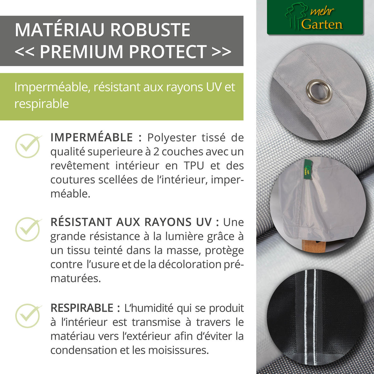 SCHUTZHÜLLE Stapelstuhl SHP-60007 - Grau, Kunststoff (68/150/98cm) - mehr Garten