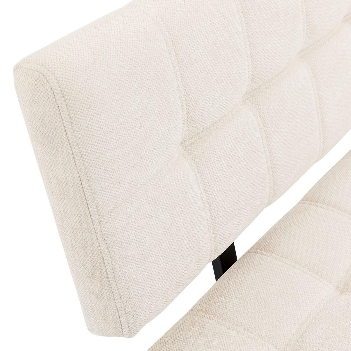 ESSZIMMERBANK KLUPA cremeweiß - Creme, Metall (140/88/60cm) - IDIMEX